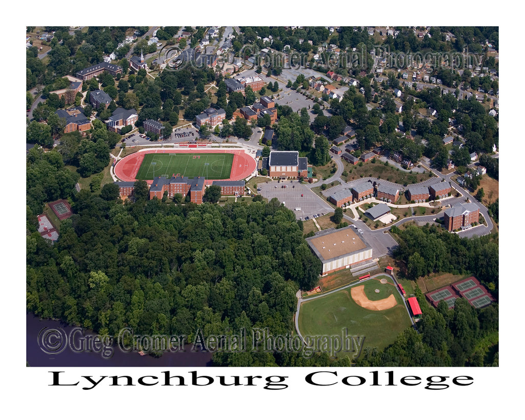 Aerial Photo of Lynchburg College - Lynchburg, Virginia