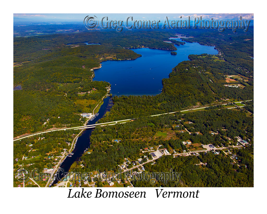 Aerial Photo of Lake Bomoseen, Vermont