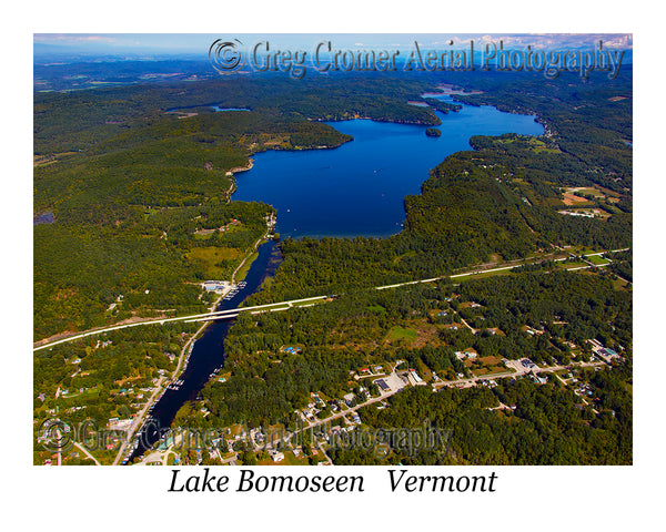 Aerial Photo of Lake Bomoseen, Vermont