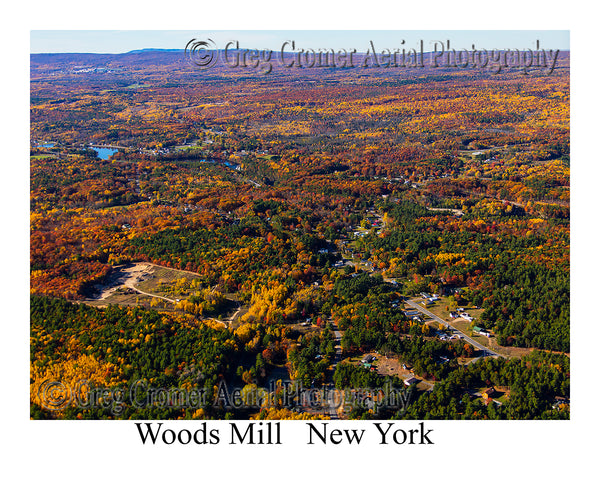 Aerial Photo of Woods Mill, New York