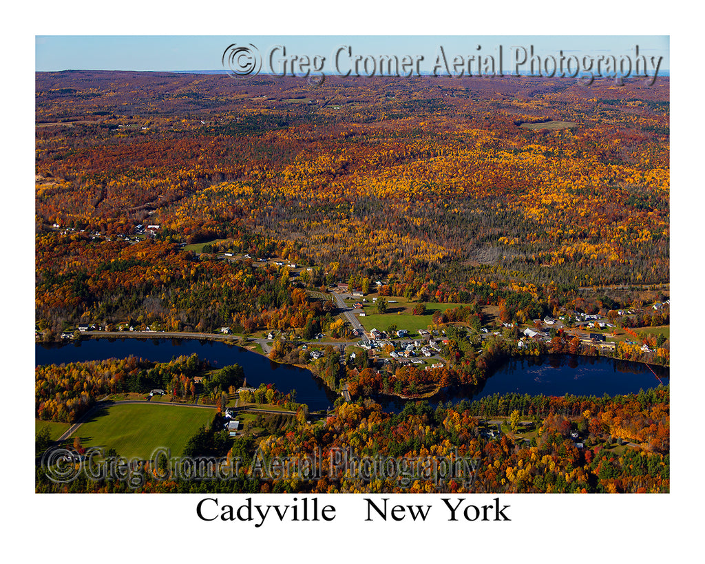 Aerial Photo of Cadyville, New York