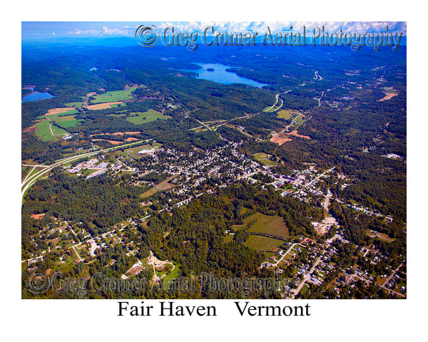 Aerial Photo of Fair Haven, Vermont