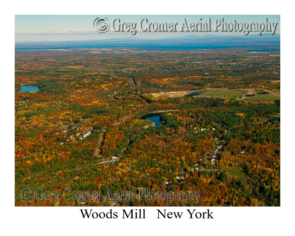 Aerial Photo of Woods Mill, New York