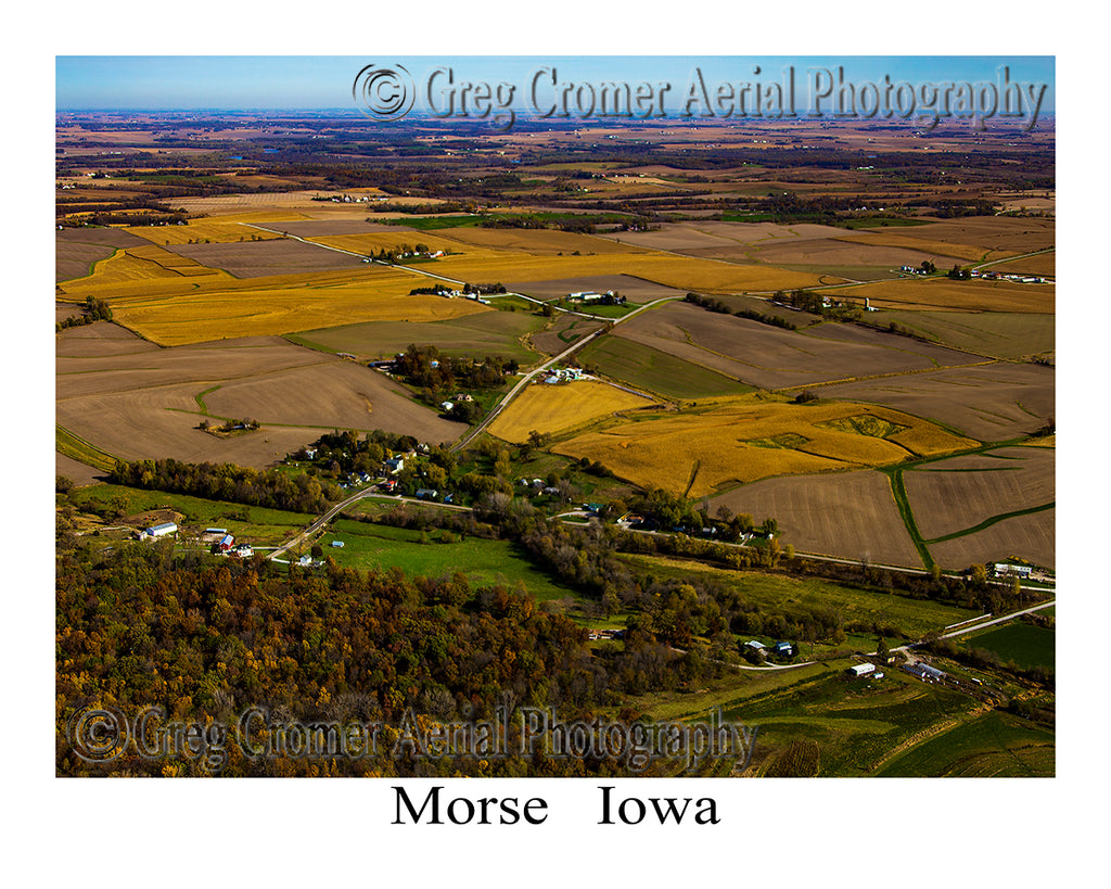 Aerial Photo of Morse, Iowa