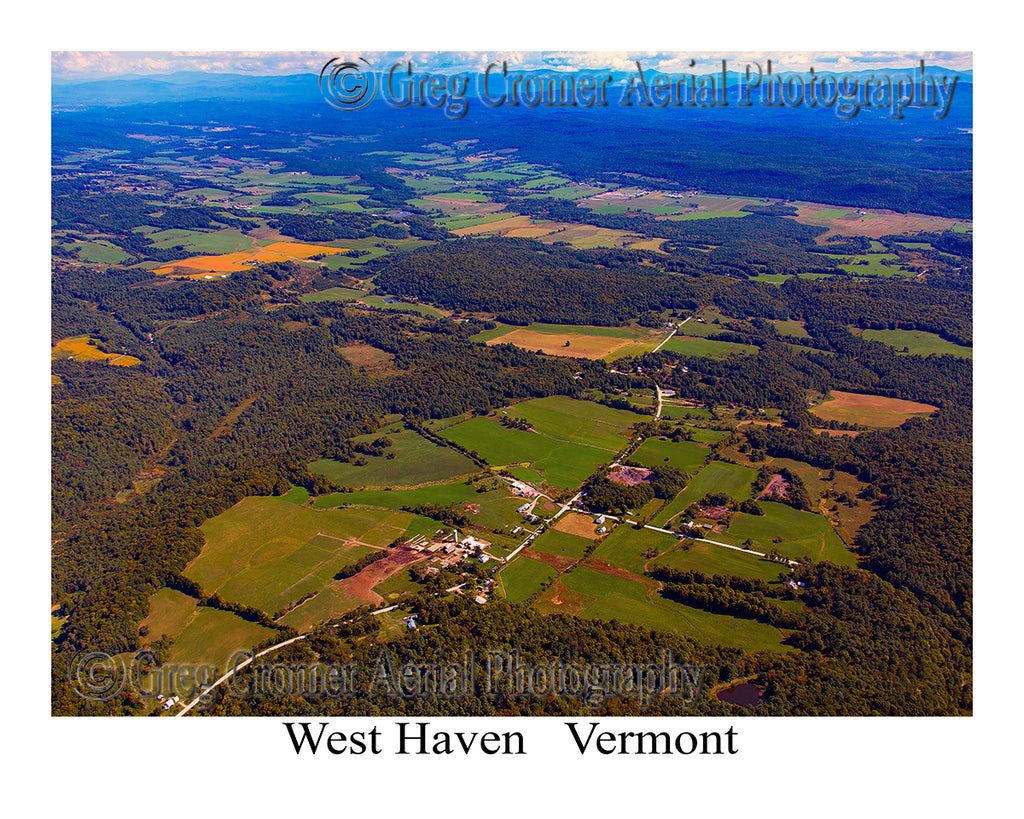 Aerial Photo of West Haven, Vermont