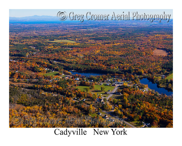 Aerial Photo of Cadyville, New York