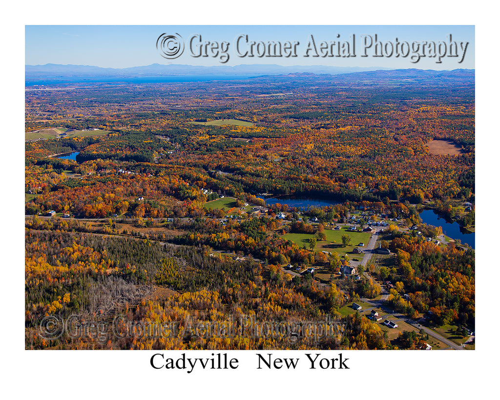 Aerial Photo of Cadyville, New York
