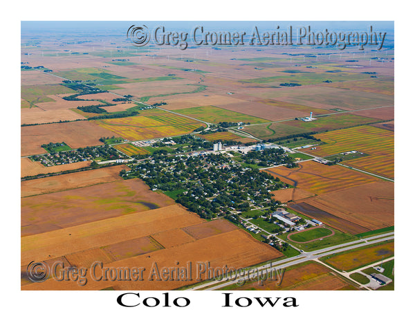 Aerial Photo of Colo Iowa