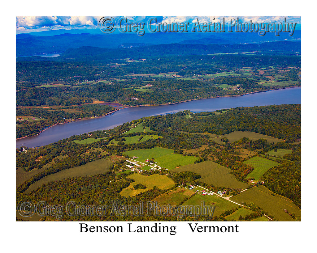 Aerial Photo of Benson Landing, Vermont