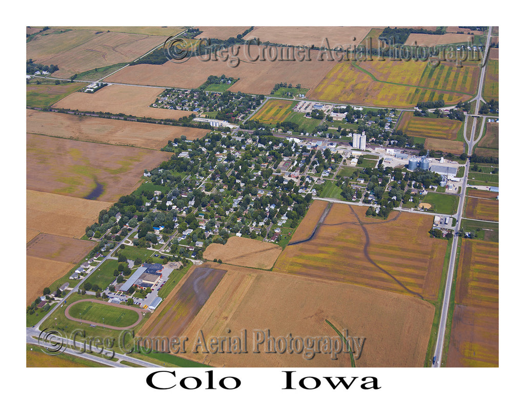 Aerial Photo of Colo Iowa