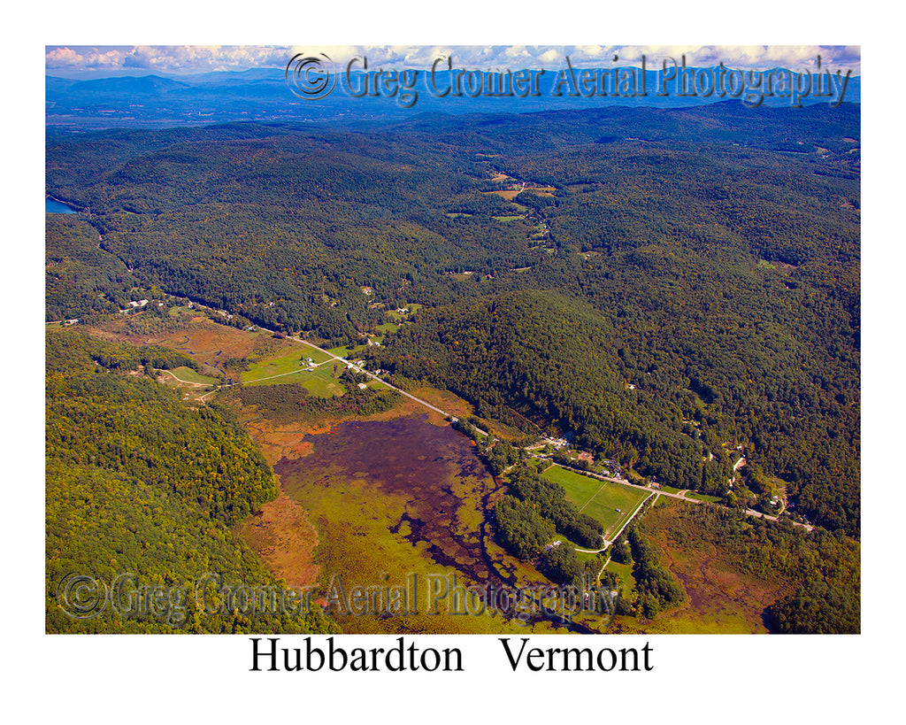 Aerial Photo of Hubbardton, Vermont
