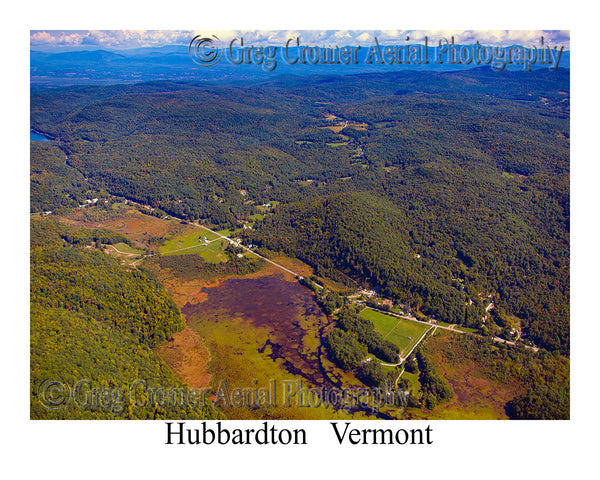 Aerial Photo of Hubbardton, Vermont