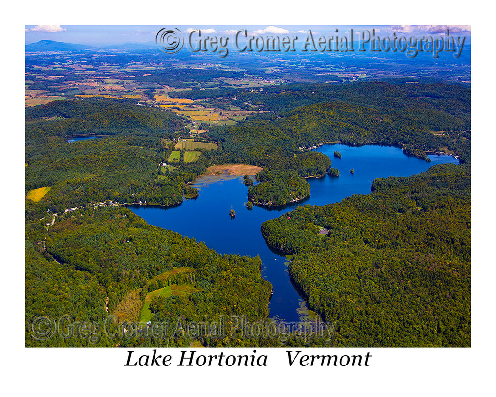 Aerial Photo of Lake Hortonia, Vermont