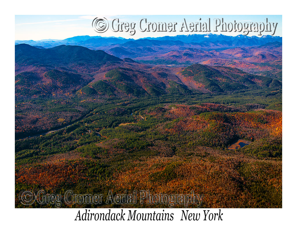 Aerial Photo of Adirondack Mountains, New York