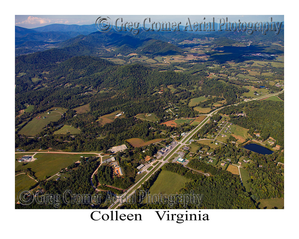Aerial Photo of Colleen, Virginia