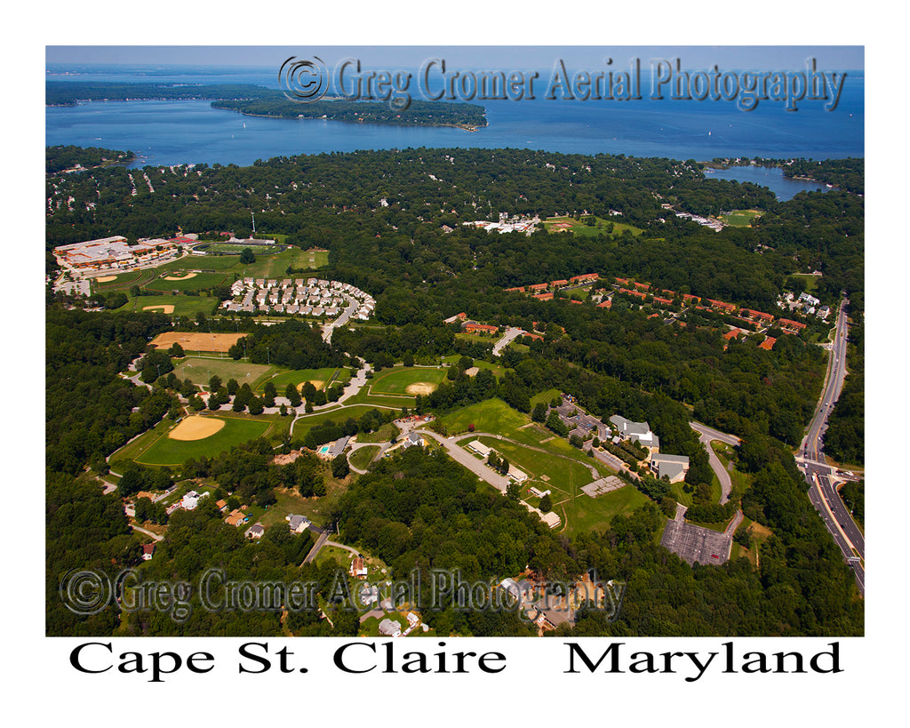 Aerial Photo of Cape St. Claire, Maryland