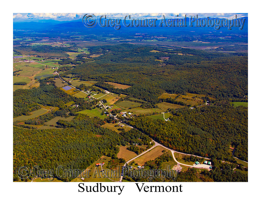 Aerial Photo of Sudbury, Vermont