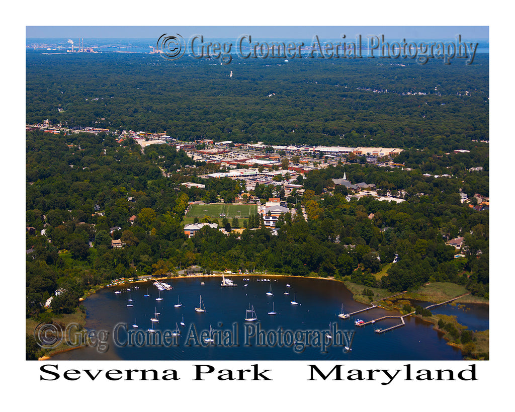 Aerial Photo of Severna Park, Maryland