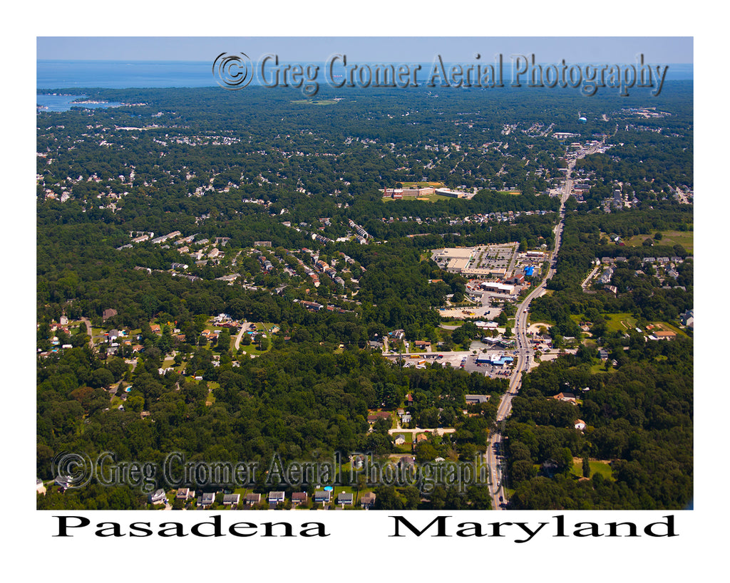 Aerial Photo of Pasadena, Maryland