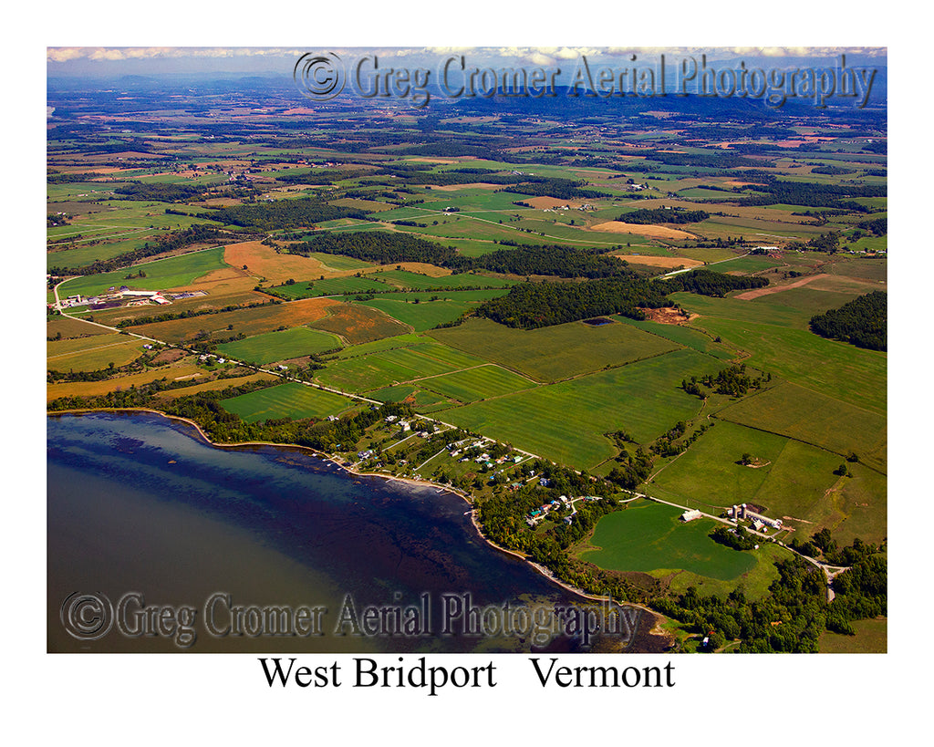 Aerial Photo of West Bridport, Vermont