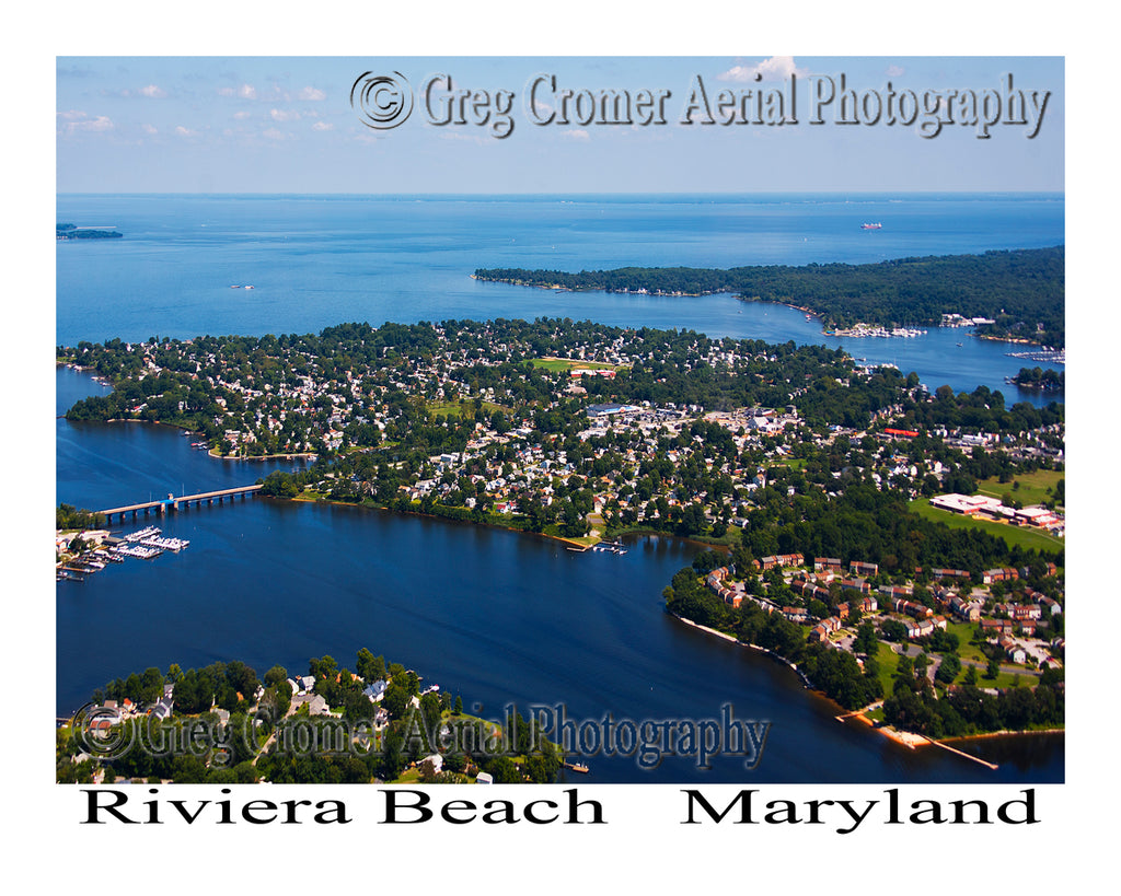 Aerial Photo of Riviera Beach, Maryland