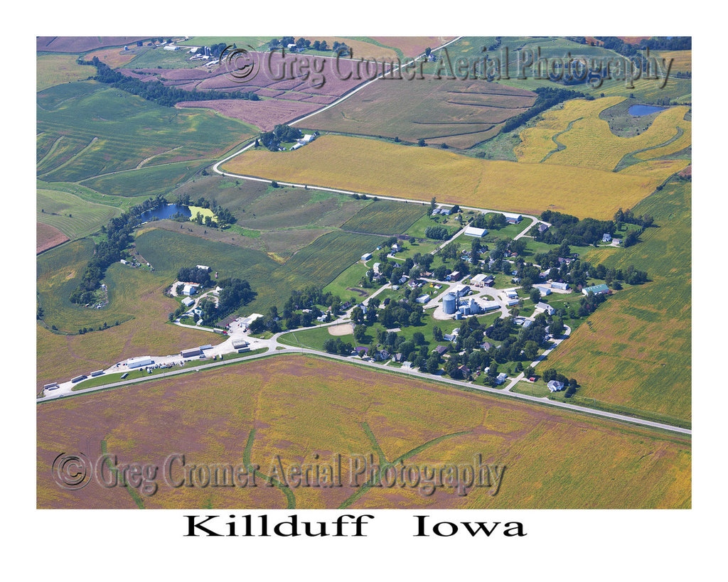 Aerial Photo of Killduff, Iowa