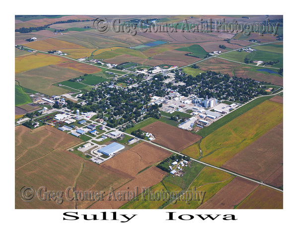 Aerial Photo of Sully Iowa