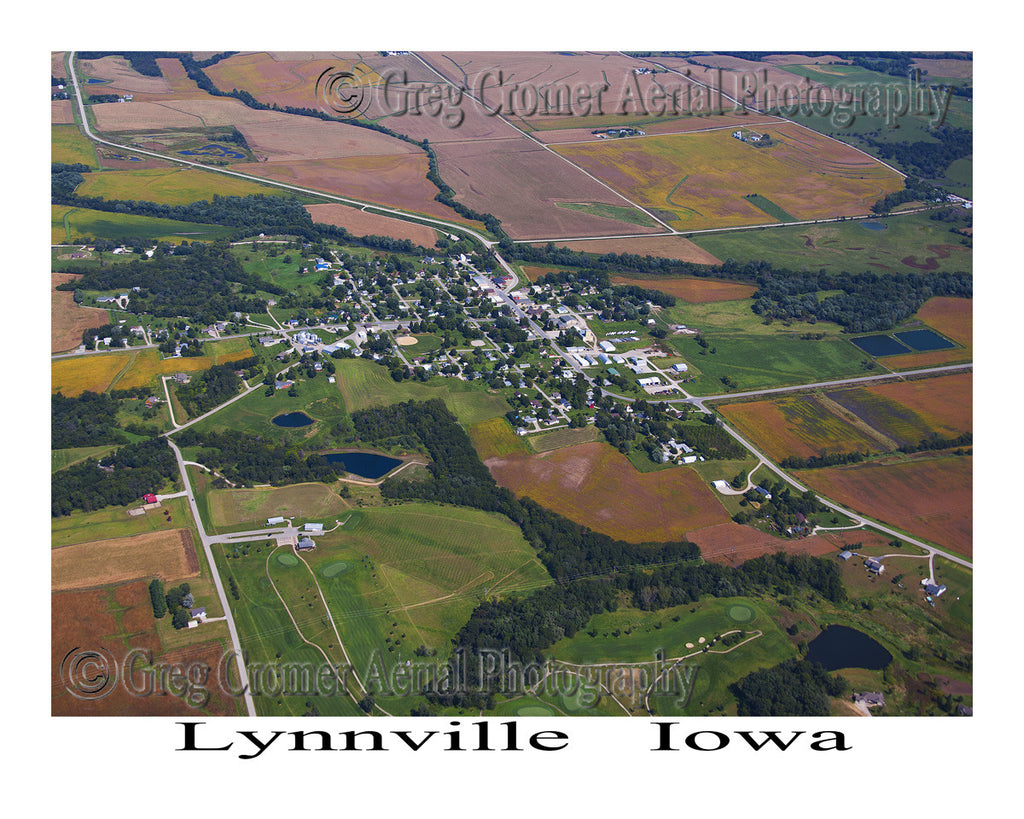 Aerial Photo of Lynnville Iowa