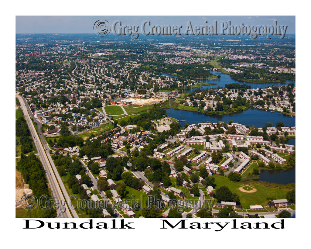 Aerial Photo of Dundalk, Maryland