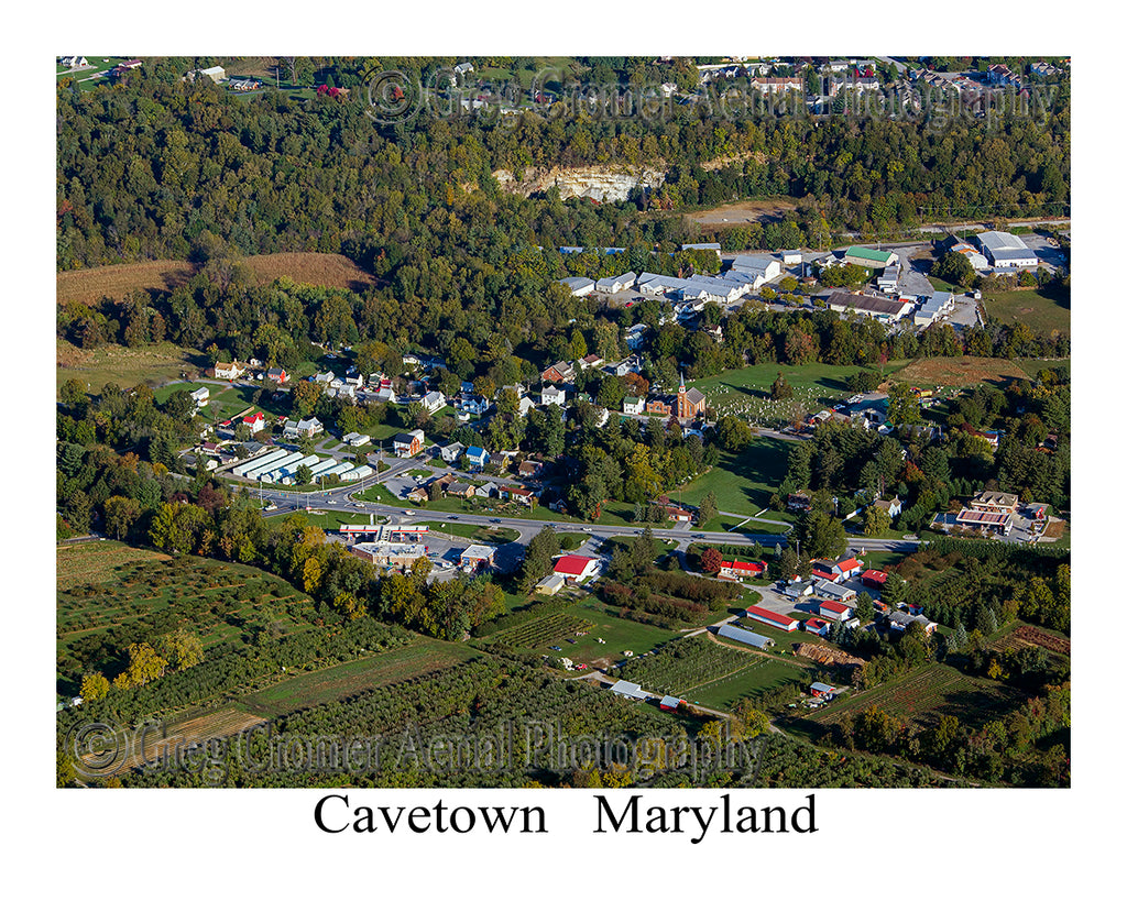 Aerial Photo of Cavetown, Maryland