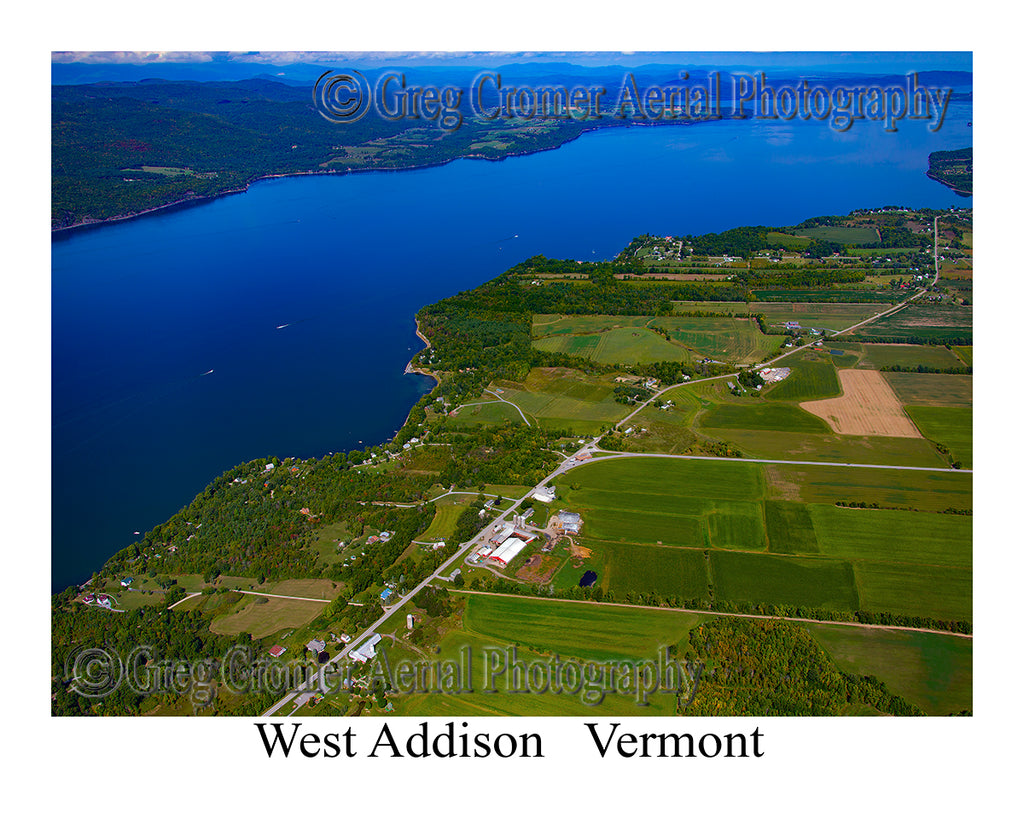 Aerial Photo of West Addison, Vermont