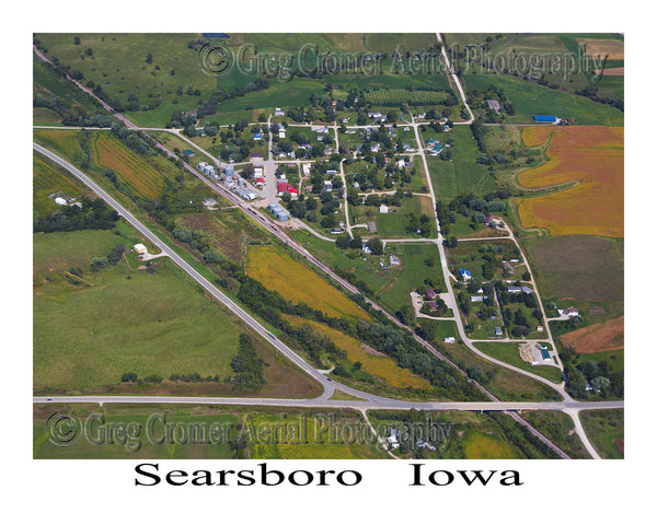 Aerial Photo of Searsboro Iowa