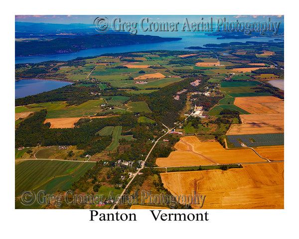 Aerial Photo of Panton, Vermont