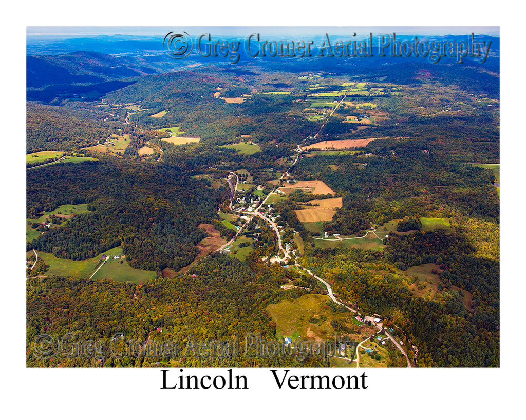 Aerial Photo of Lincoln, Vermont