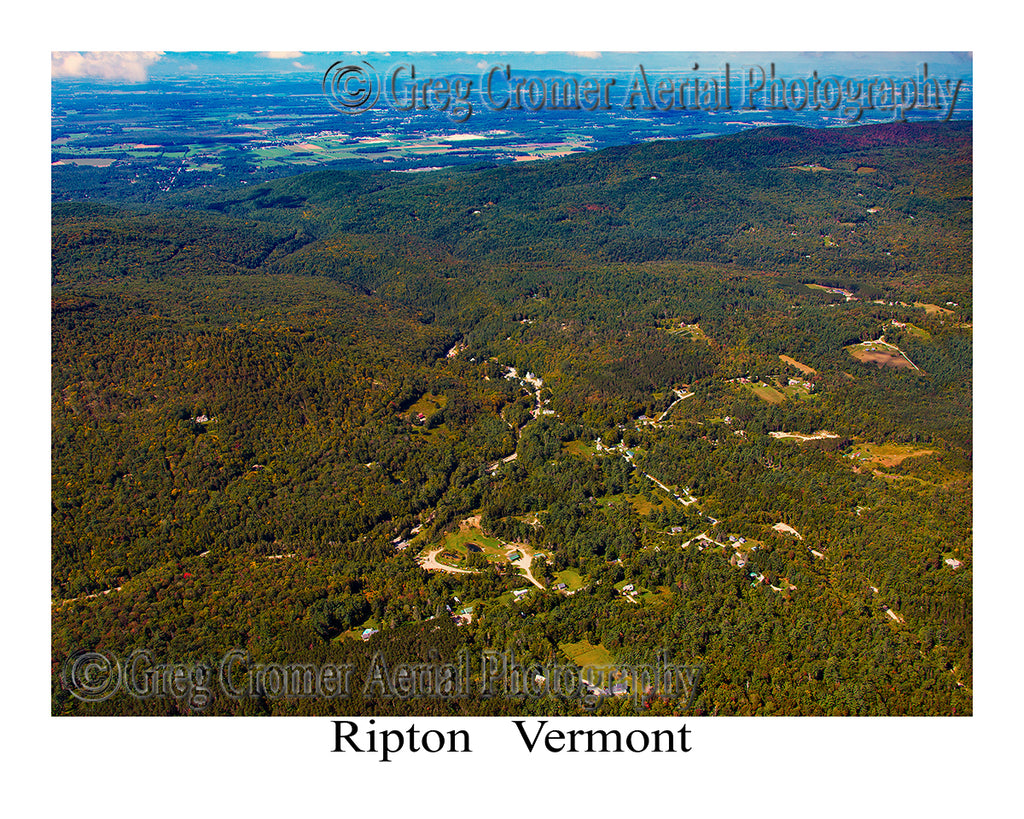 Aerial Photo of Ripton, Vermont