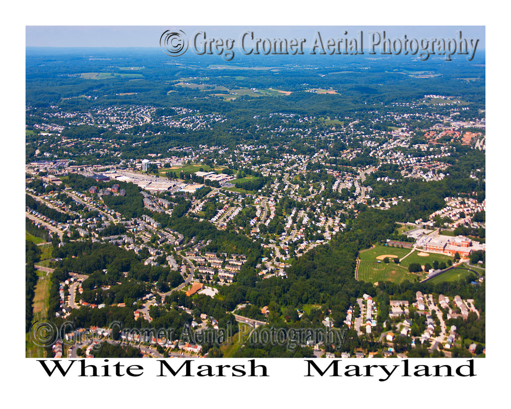 Aerial Photo of White Marsh, Maryland