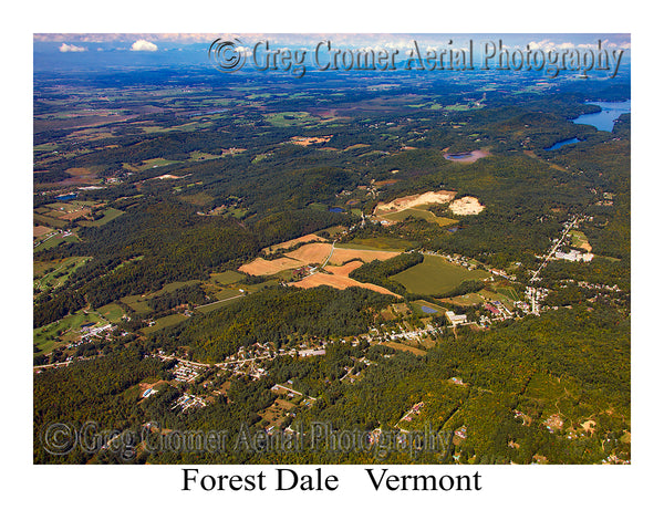 Aerial Photo of Forest Dale, Vermont