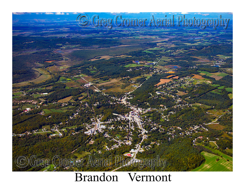 Aerial Photo of Brandon, Vermont