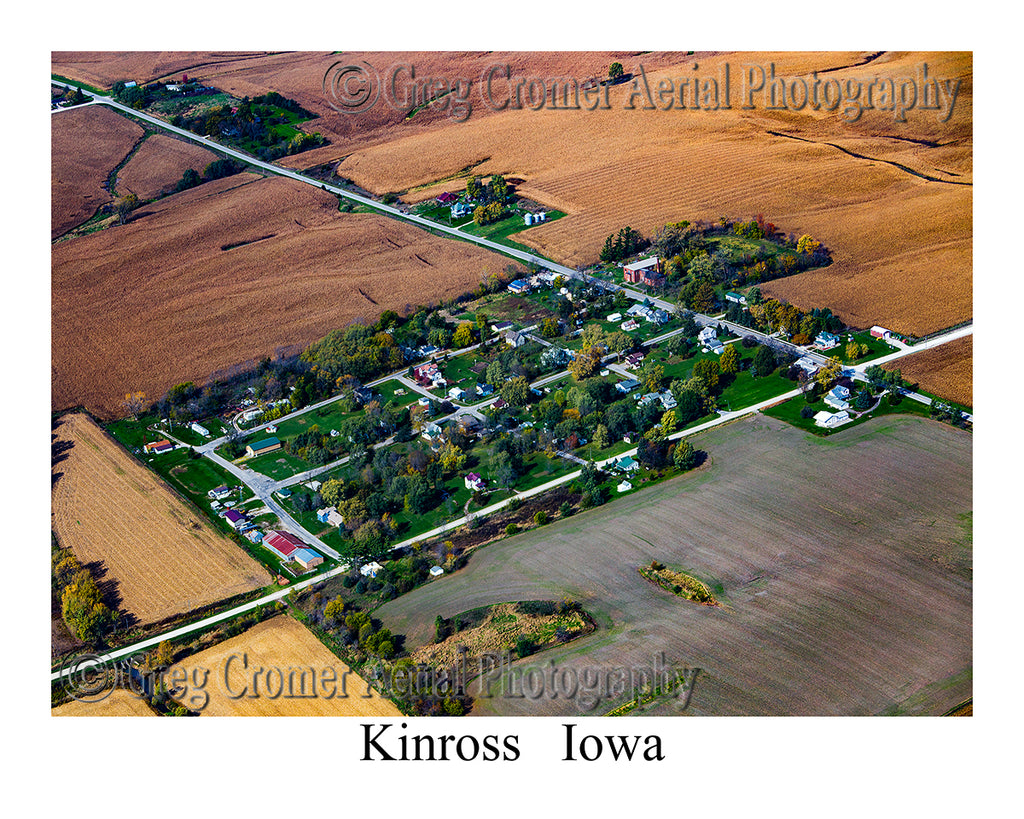 Aerial Photo of Kinross, Iowa