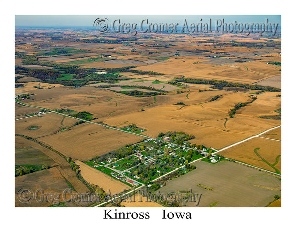 Aerial Photo of Kinross, Iowa