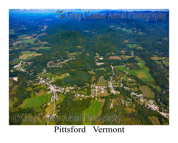 Aerial Photo of Pittsford, Vermont
