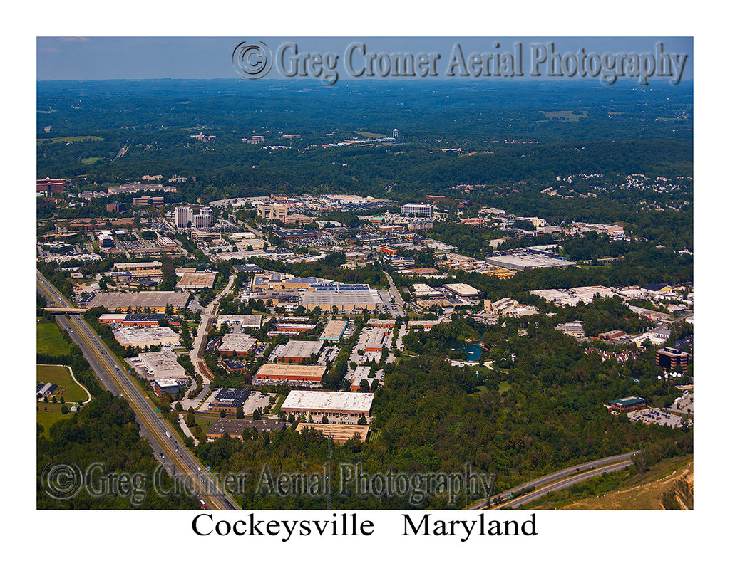 Aerial Photo of Cockeysville, Maryland