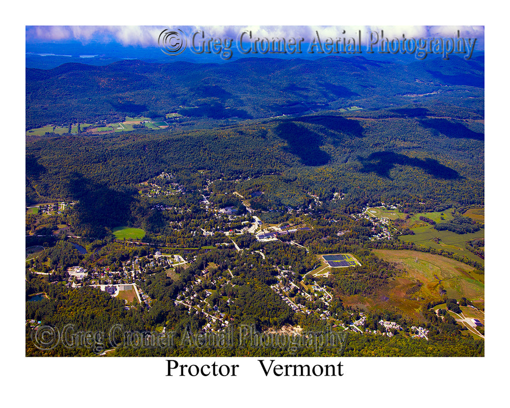 Aerial Photo of Proctor, Vermont