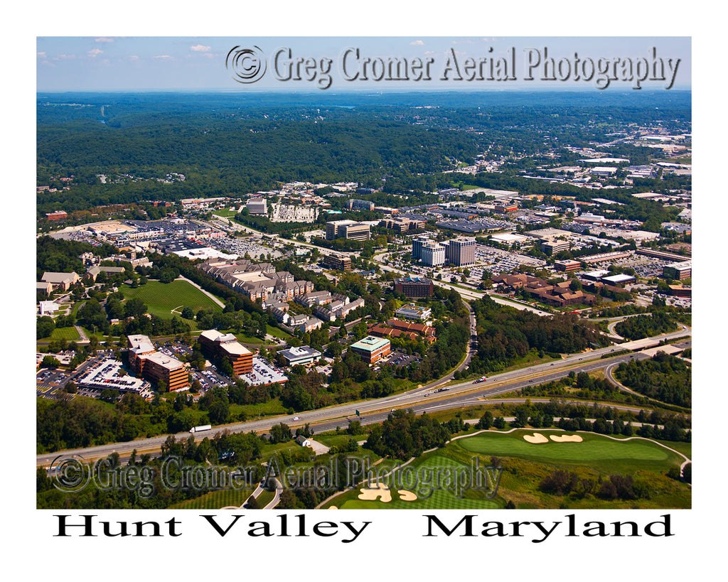 Aerial Photo of Hunt Valley, Maryland