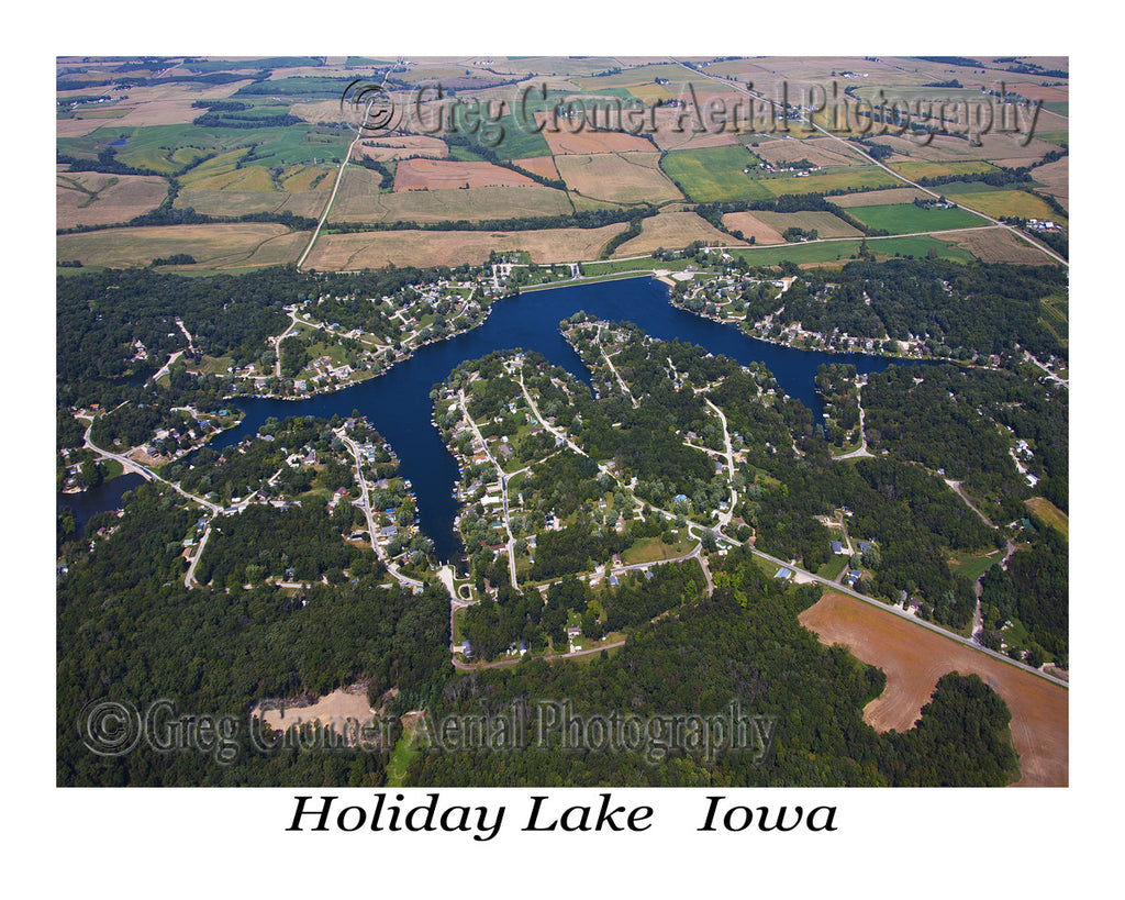 Aerial Photo of Holiday Lake Iowa