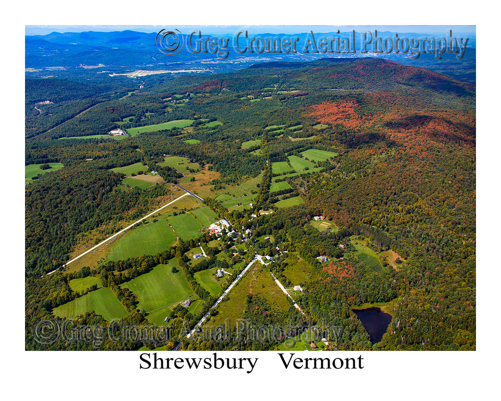 Aerial Photo of Shrewsbury, Vermont