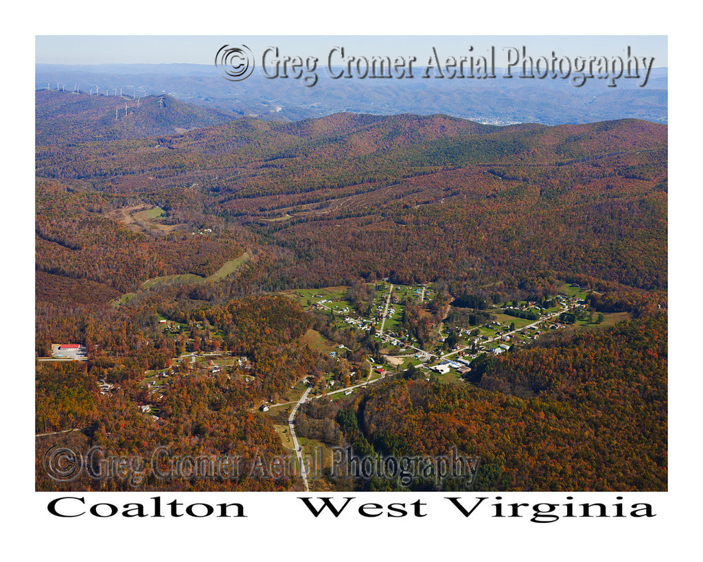 Aerial Photo of Coalton, West Virginia