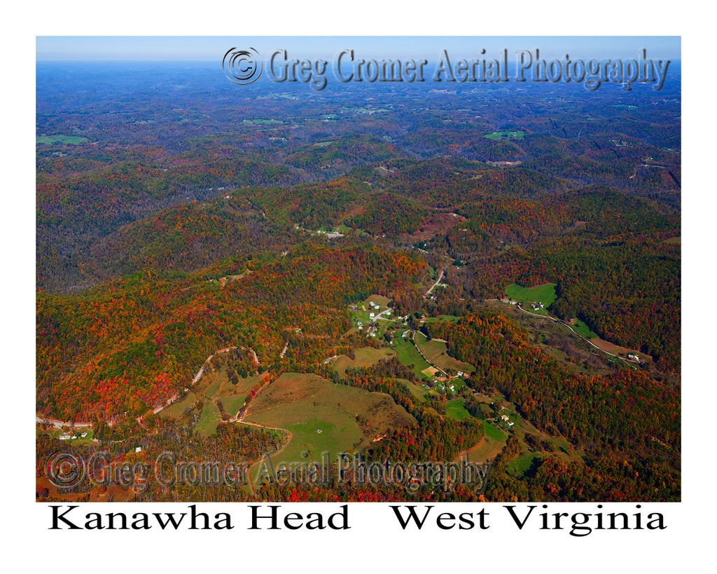 Aerial Photo of Kanawha Head, West Virginia