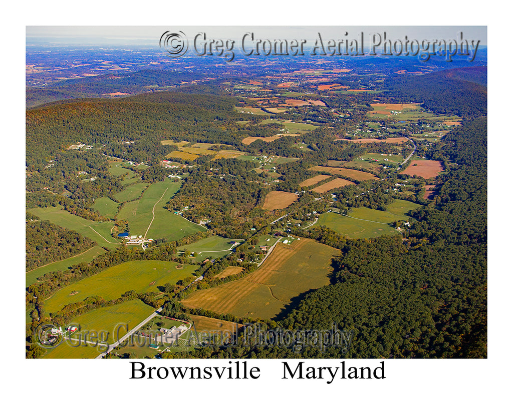 Aerial Photo of Brownsville, Maryland