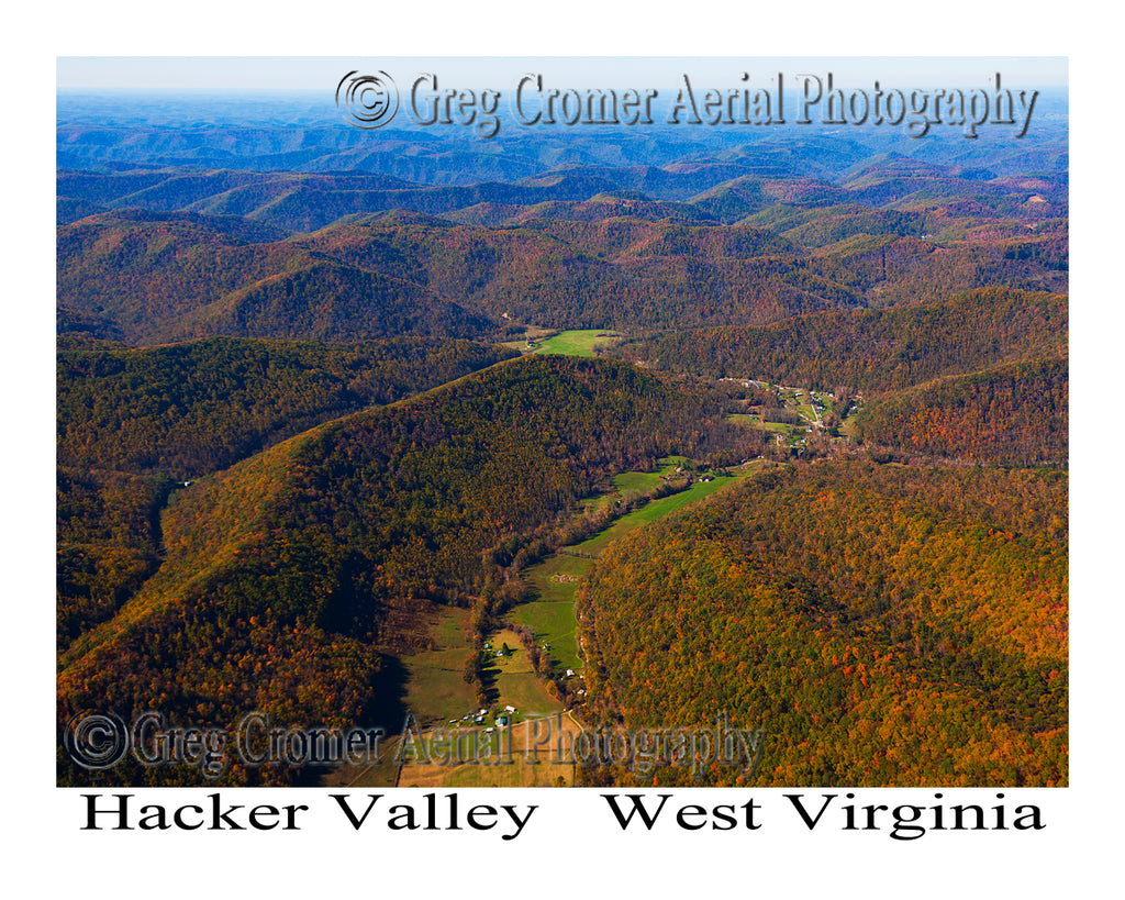 Aerial Photo of Hacker Valley, West Virginia